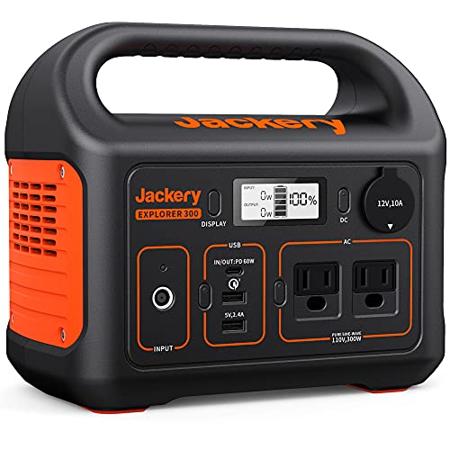 293Wh Backup Lithium Battery with 100W Solar Panel T2214