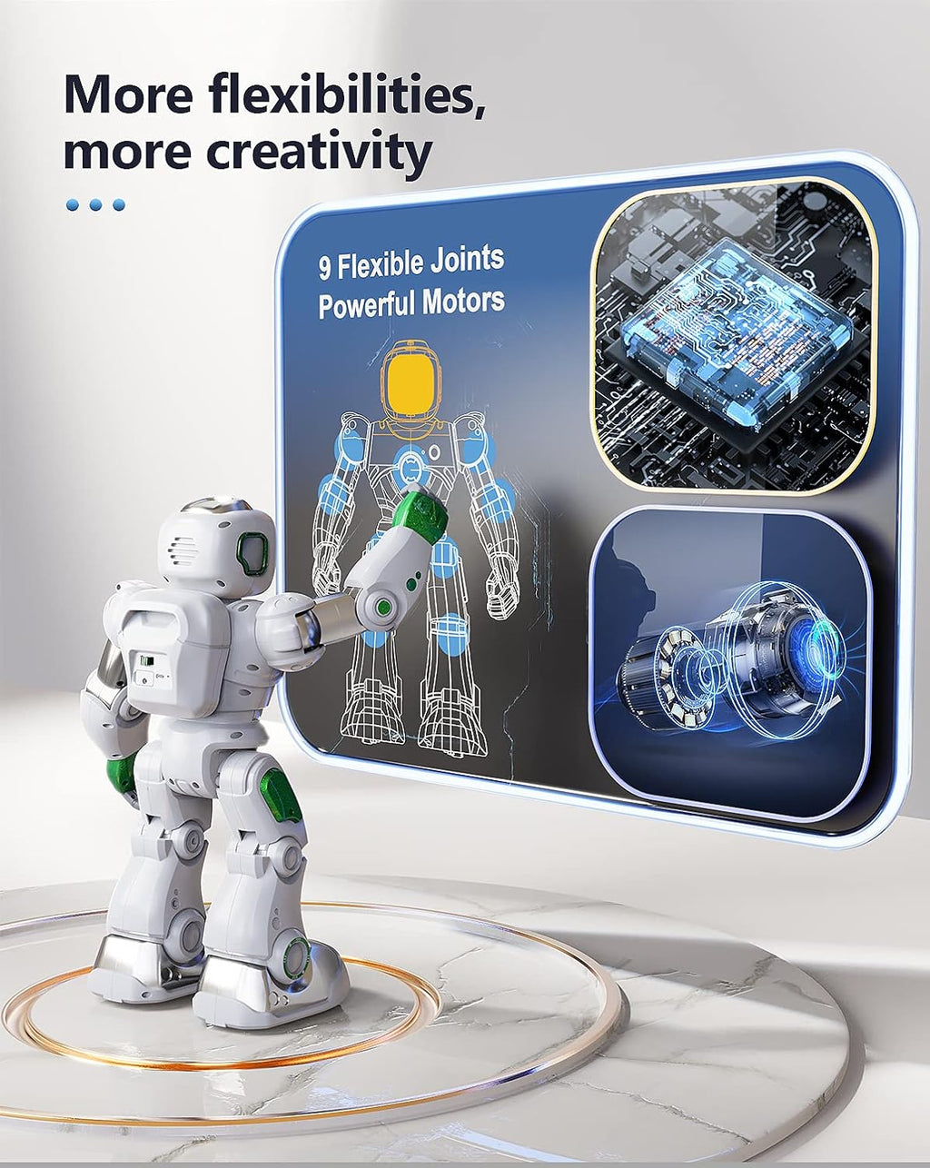 Large Smart RC Robot with Voice and App Control M806