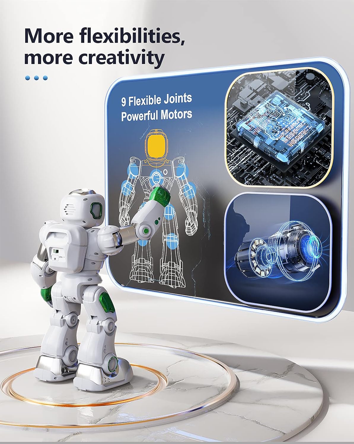 Large Smart RC Robot with Voice and App Control M806