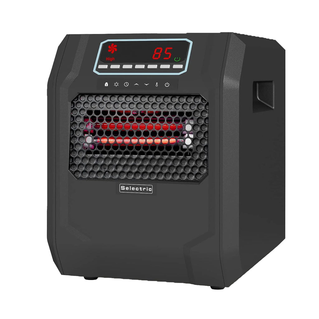 Black Electric Radiant Space Heater 2 Pack D542995