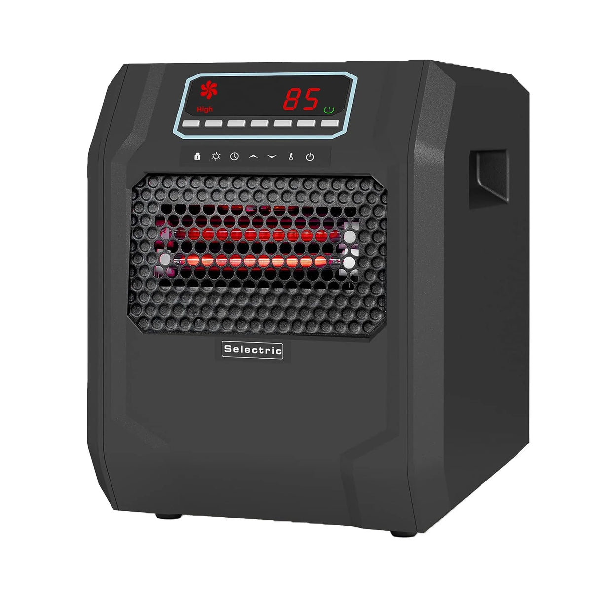 Black Electric Radiant Space Heater 2 Pack D542995