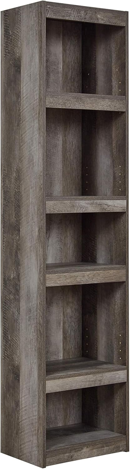 Gray Pier-Style Bookcase S385029
