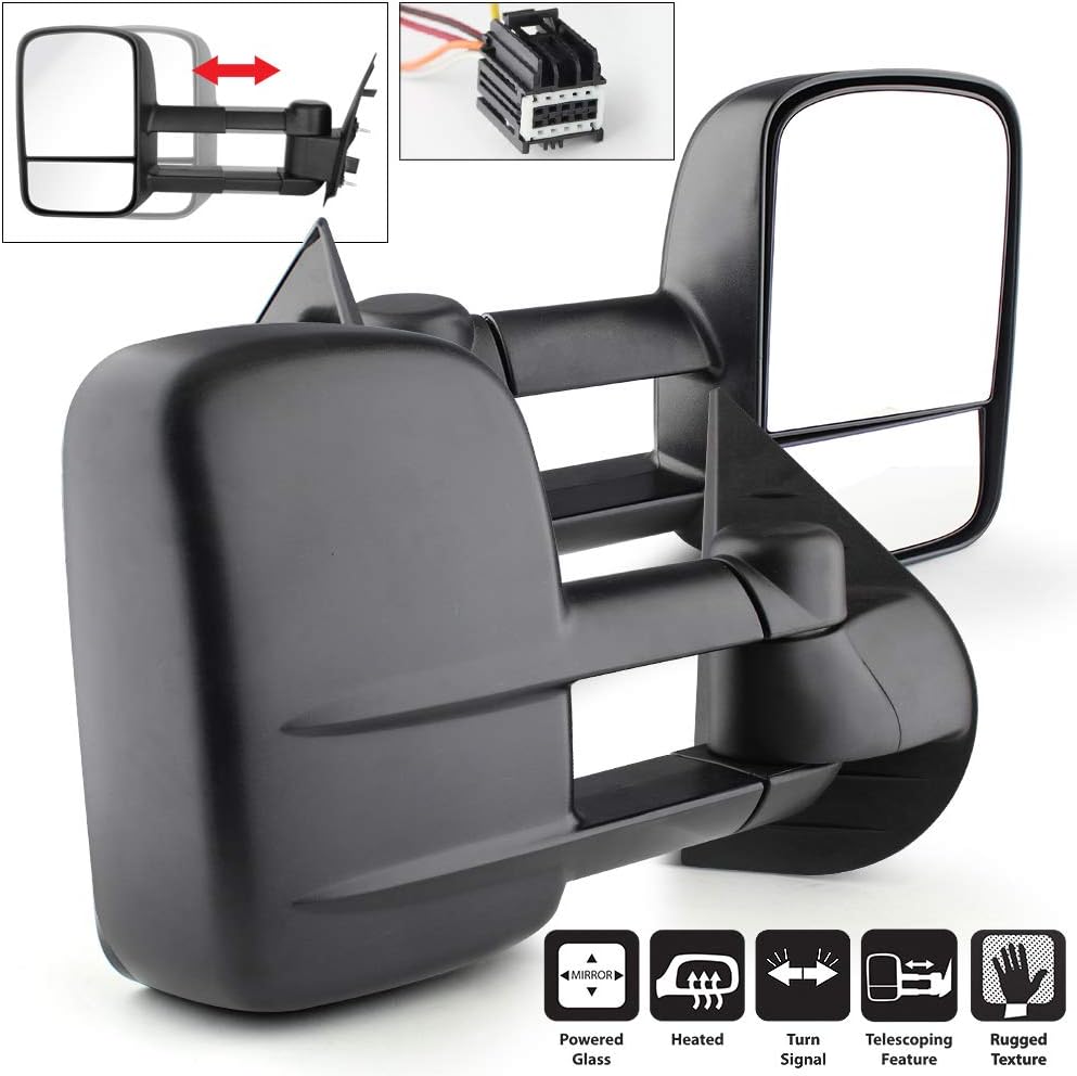Telescoping Towing Power Heat Mirror Passenger Driver Side R551907