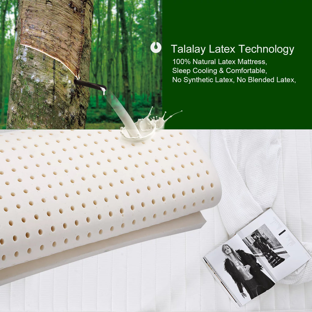8 Natural Latex Twin Mattress C3585