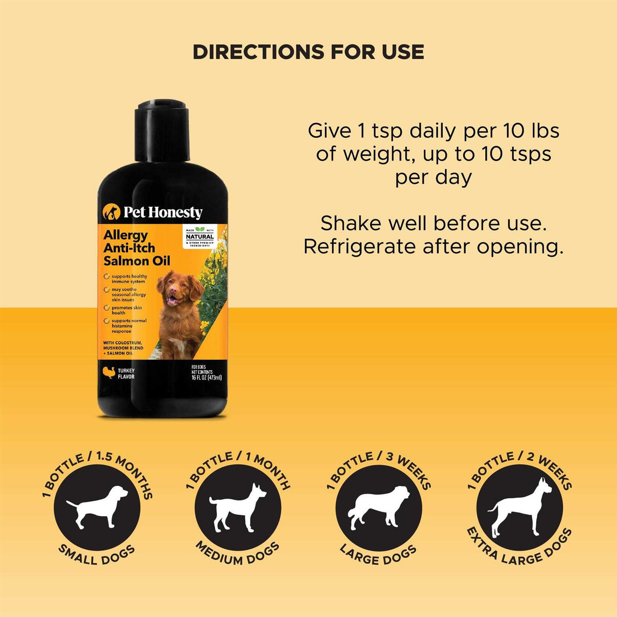 Salmon Oil Dog Allergy Anti-Itch W2843