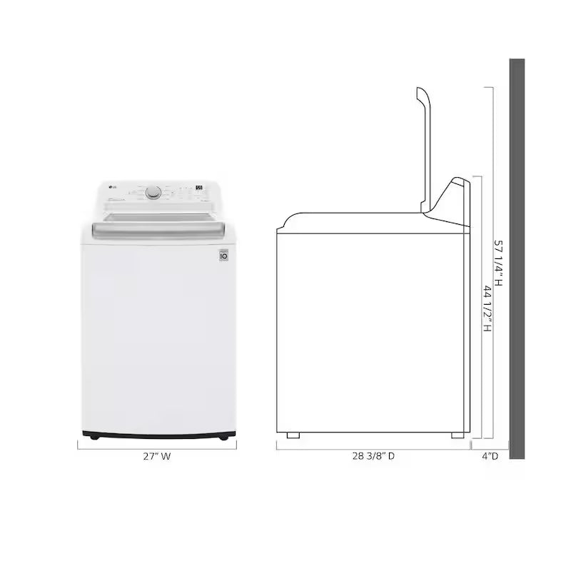 5.0 cu. ft. Top Load Washer in White E6089
