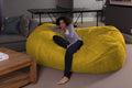 Charcoal 7.5 ft Memory Foam Bean Bag Chair Z781