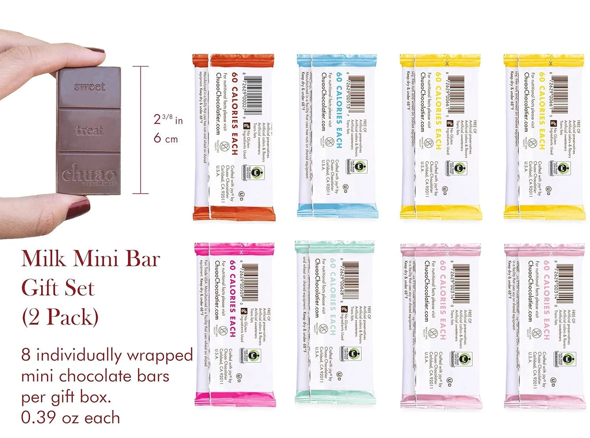 Milk Chocolate Assorted Bars 16 Pieces T65421