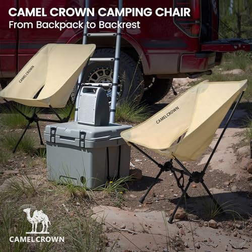 Portable Folding Camping Chair with Carry Bag Black E1174
