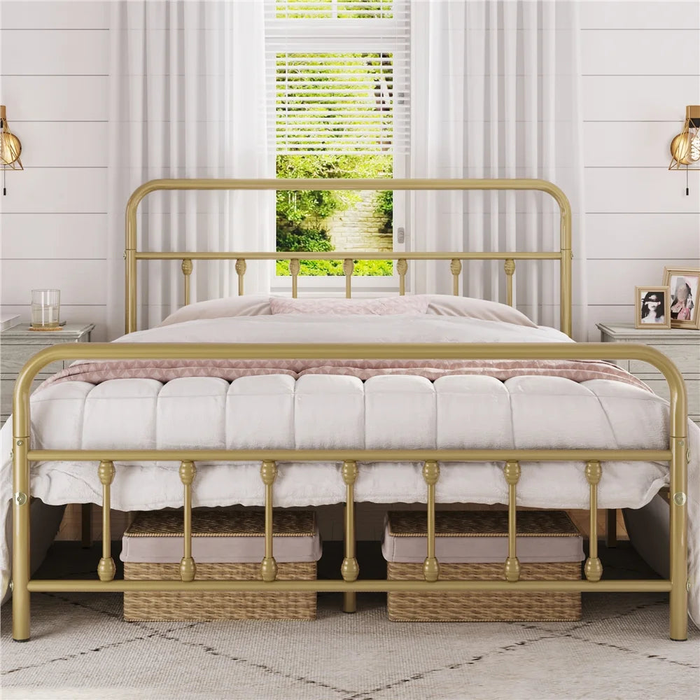 Queen Bed with High Headboard J7971