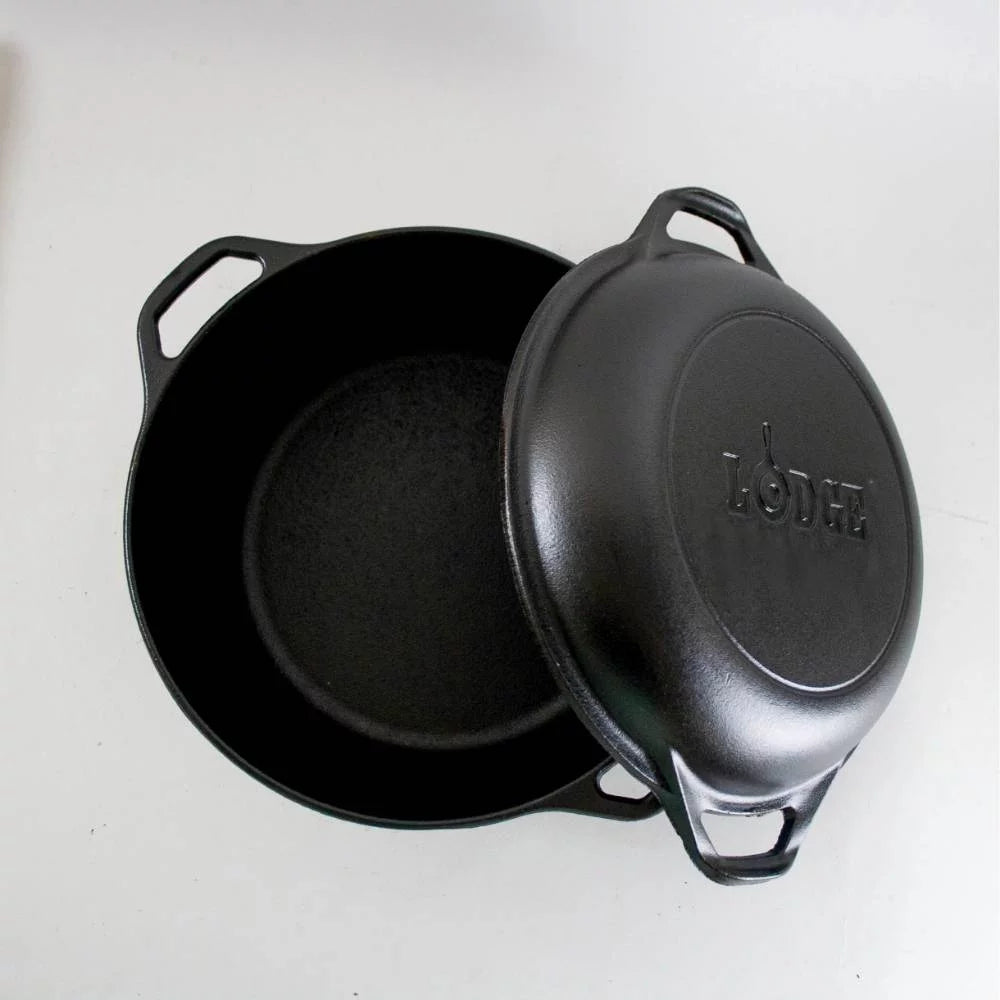 Cast Iron 5 Quart Double Dutch Oven G90614