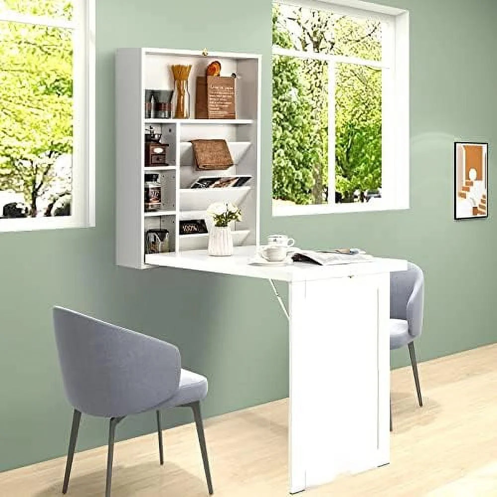 Wall Mounted Fold Out Convertible Desk R5176