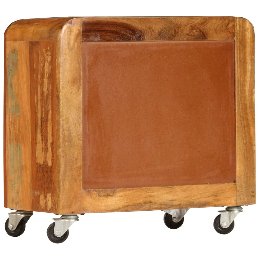Solid Reclaimed Wood Bedside Cabinet R9525