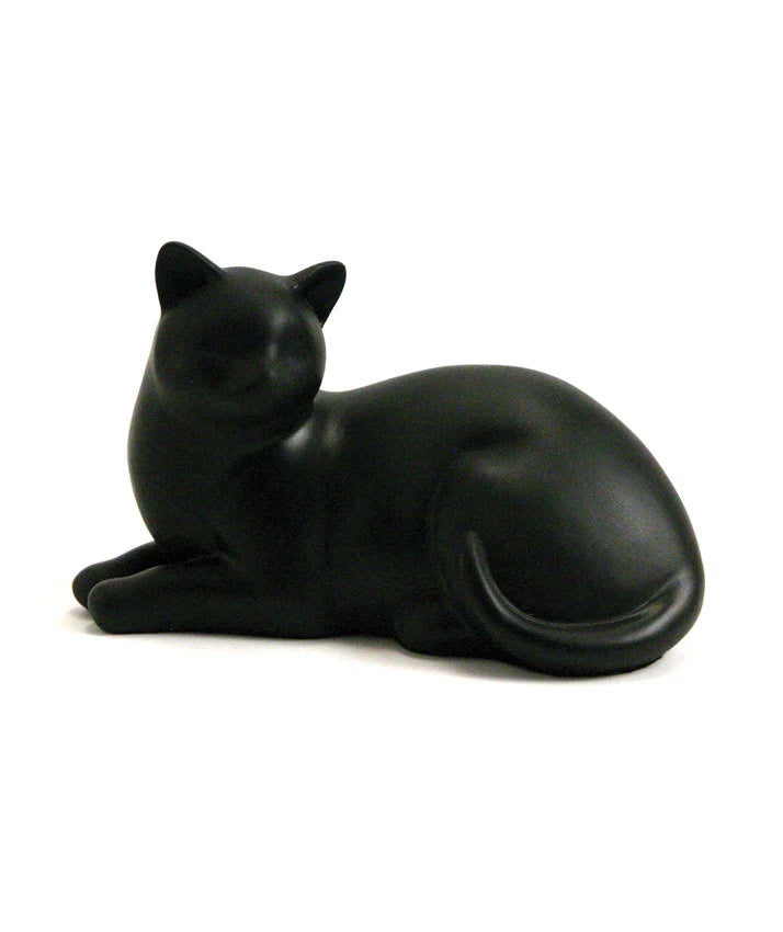 Black Cat Cremation Urn N76672