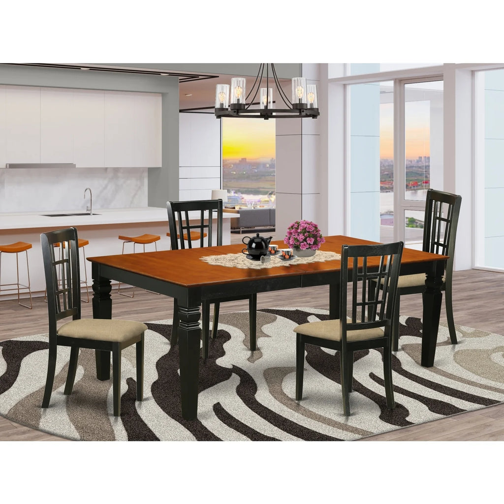 Contemporary Table and Chairs Z11743