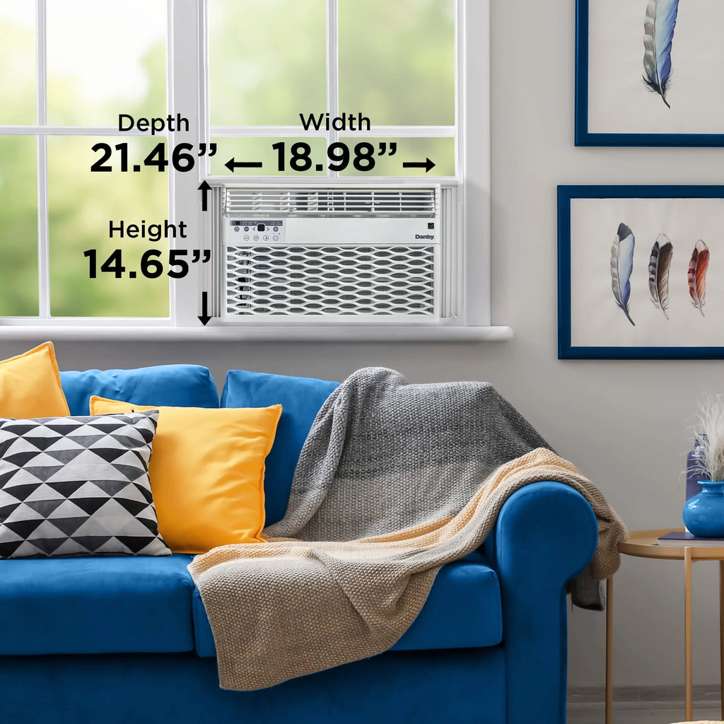 10,000 BTU White Window Air Conditioner with Remote U693441