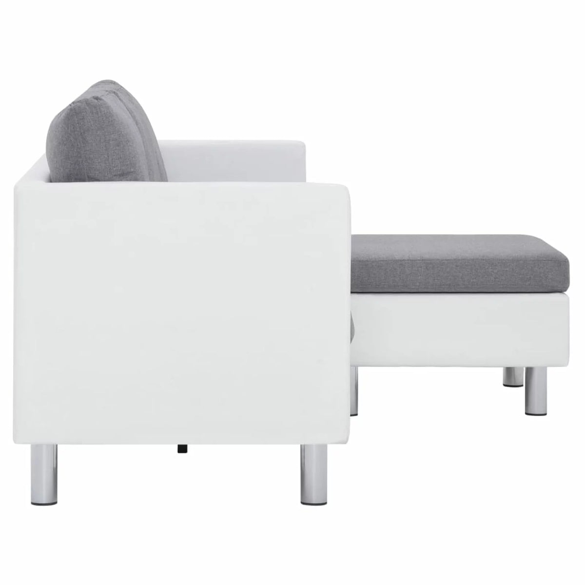 3-Seater Faux Leather L-Shaped Sectional Sofa F67601