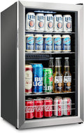 101 Can Stainless Steel Beverage Refrigerator O881