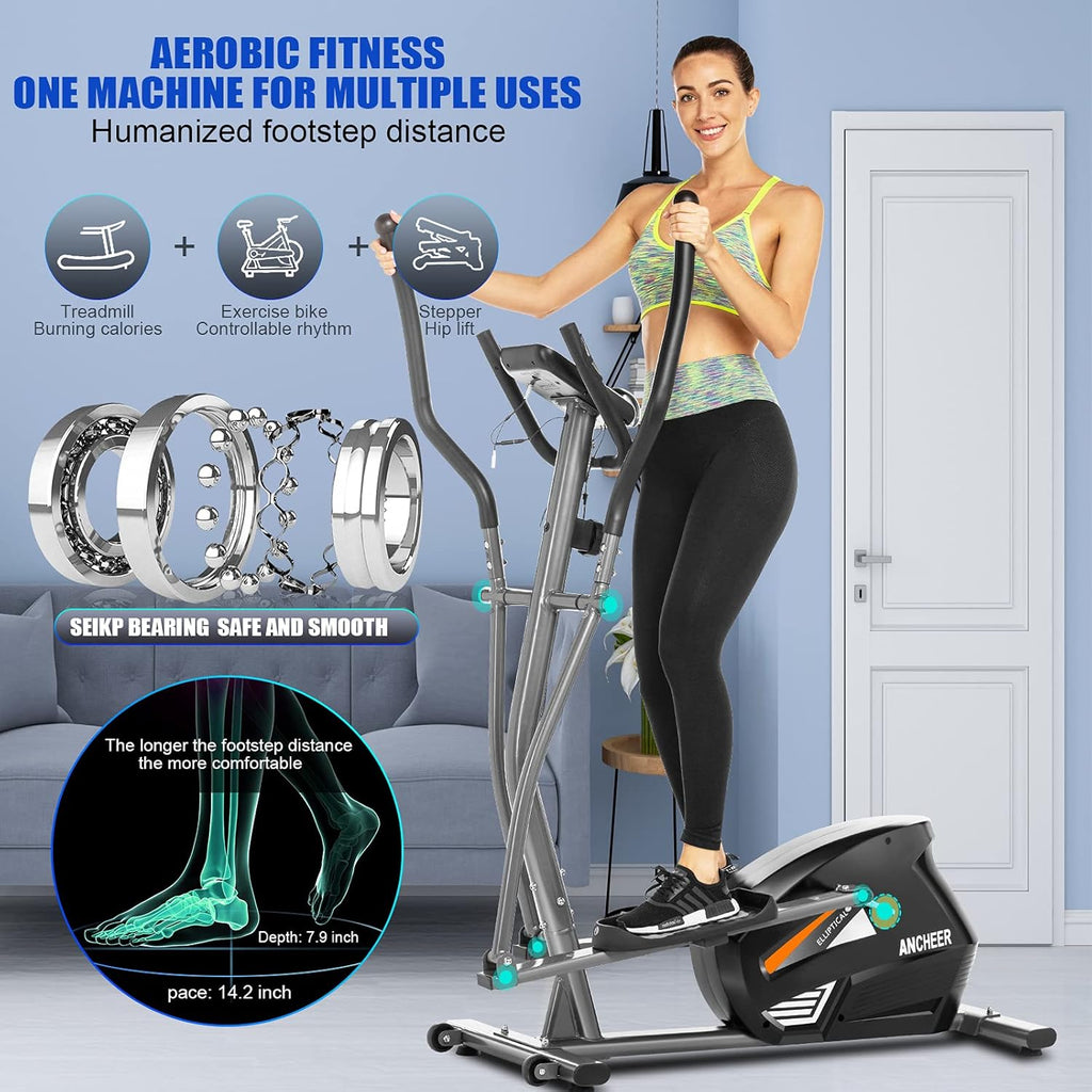 Elliptical Machine with LCD Monitor L29696