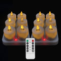Rechargeable Led Flameless Candles with Remote & Timer A121