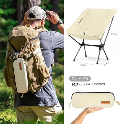 Portable Folding Camping Chair with Carry Bag Black E1174