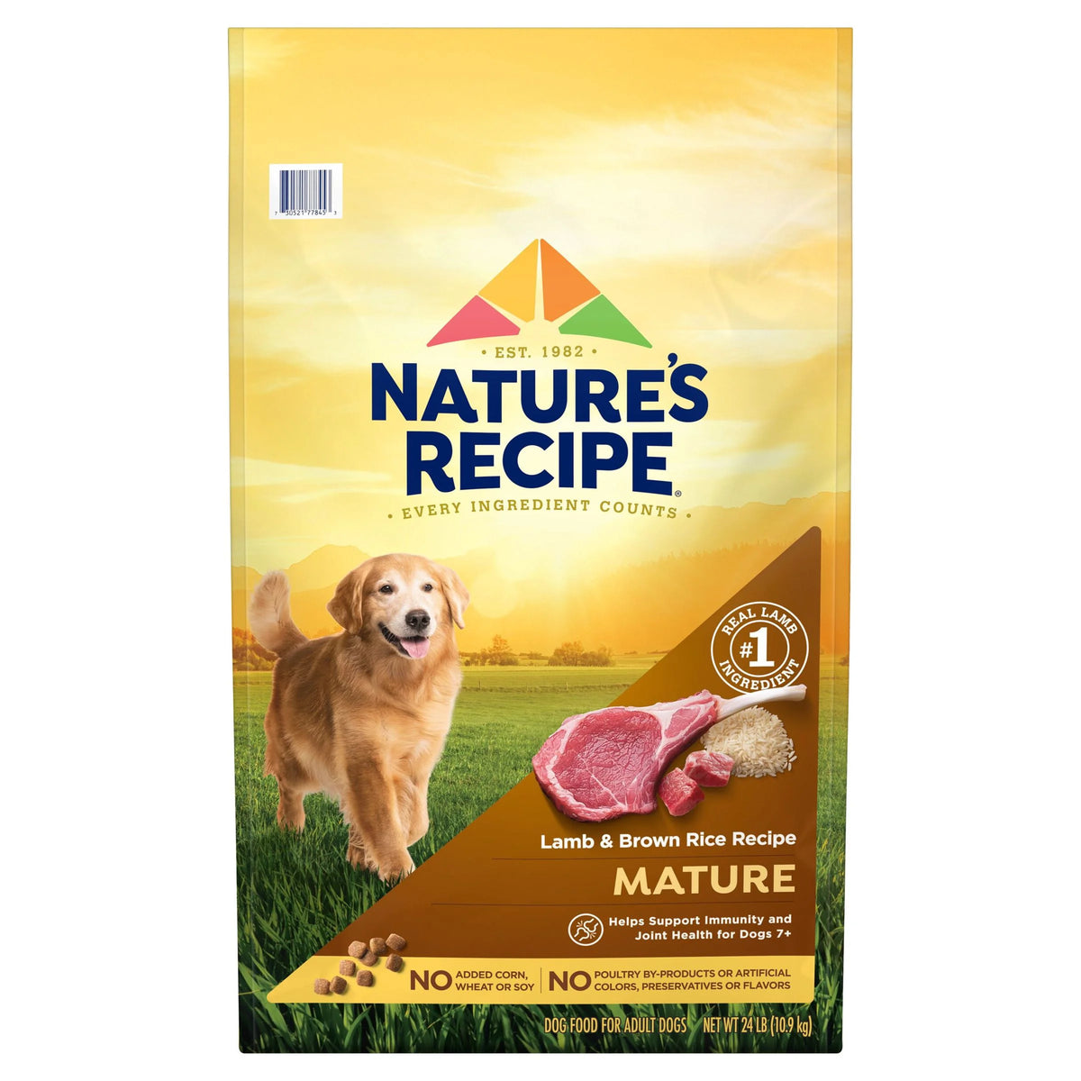 Lamb and Rice Dry Dog Food 24lb Bag K5271