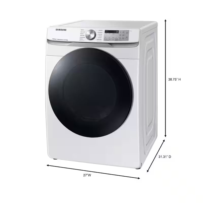 7.5 cu. ft. Vented Electric Dryer with Steam Sanitize in White X415