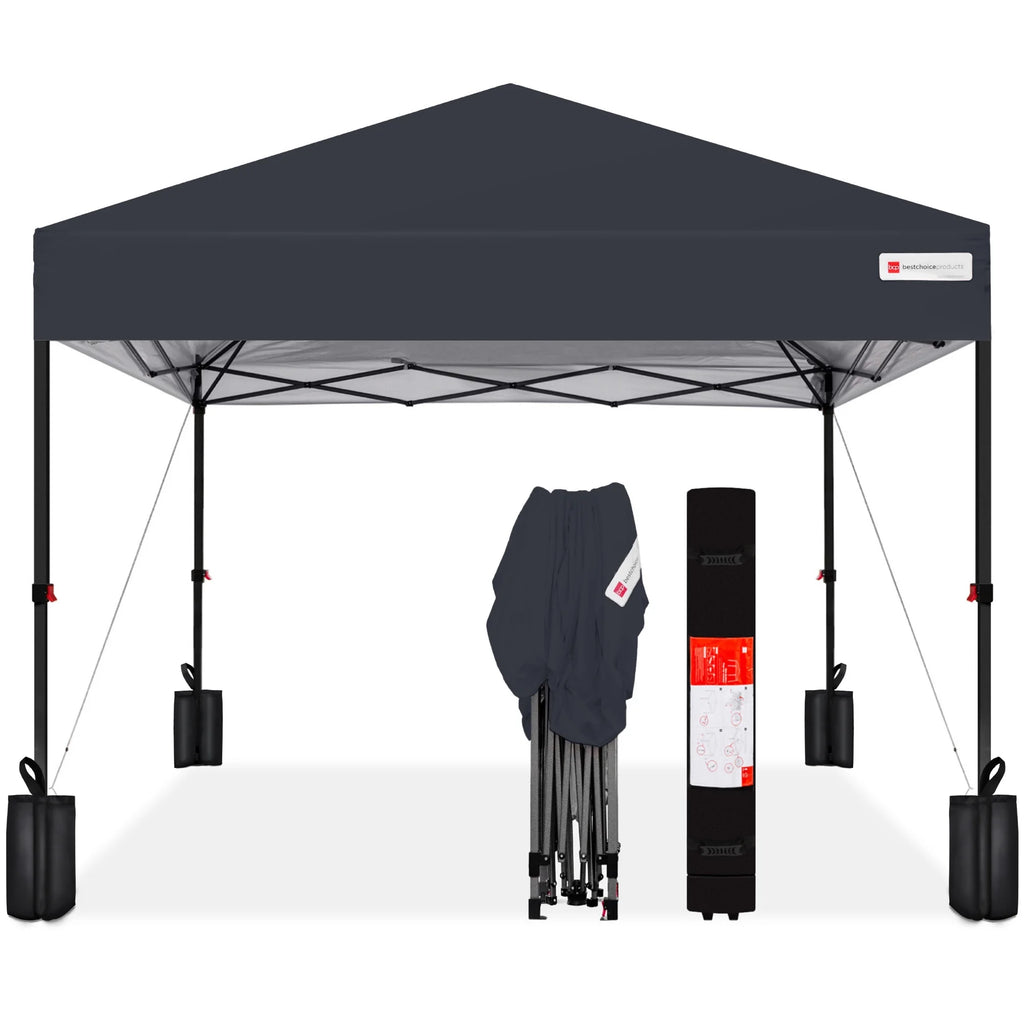 10x10ft Pop Up Canopy with Wheeled Case J15491