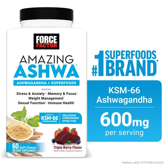 Triple Berry Ashwagandha Supplement 60 Chews Y2154
