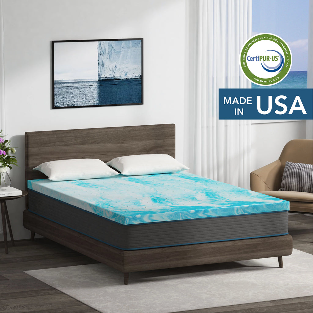 2 inch Cooling Gel Memory Foam Mattress Topper S515631