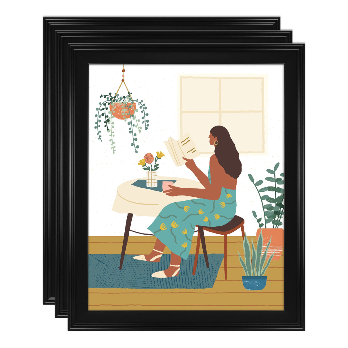 Black 16"x 20" Poster Frame Set of 3 K577