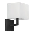 1 Light Wall Sconce Matte Black Y581