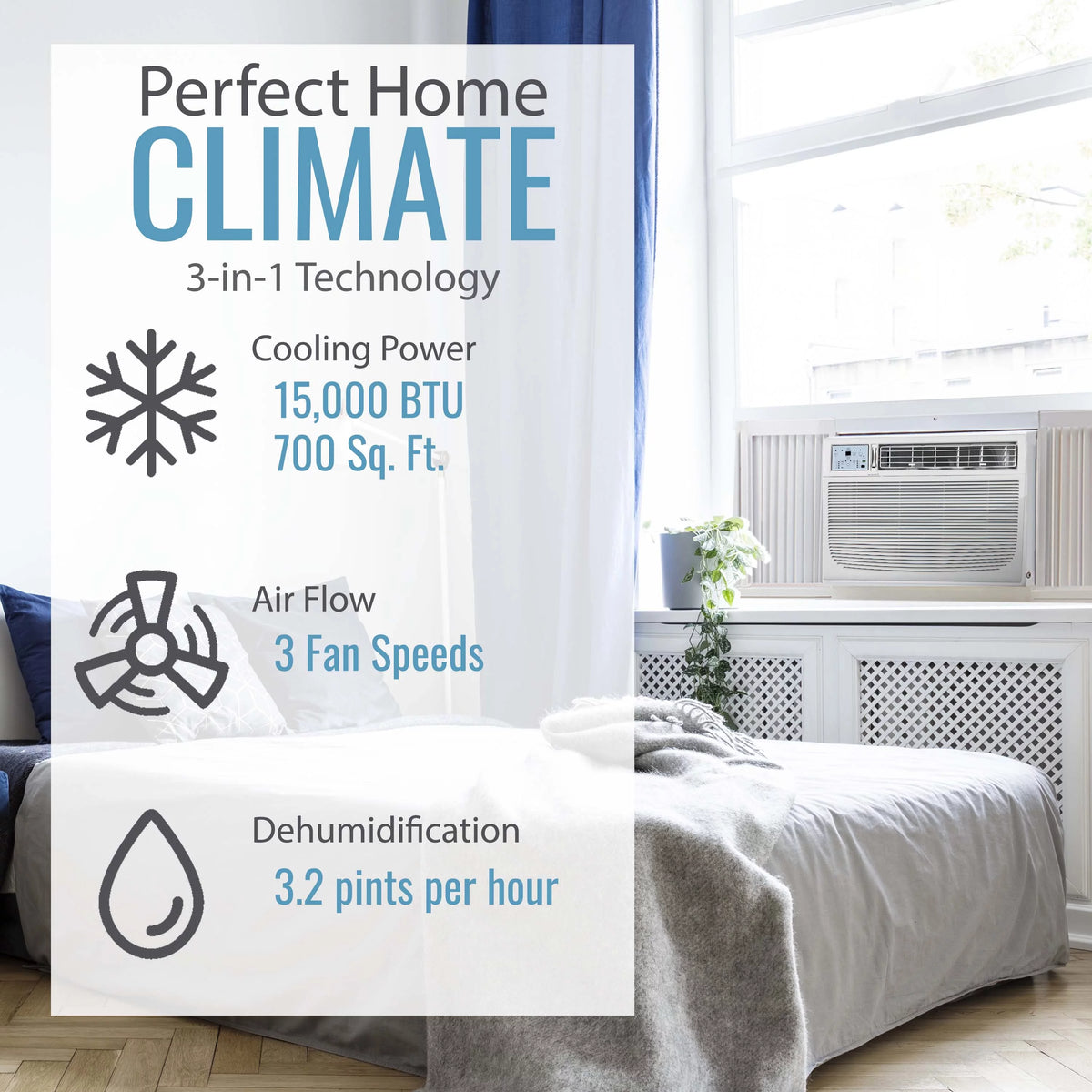 12,000 BTU Window-Mount Air Conditioner with LCD Remote Control N160