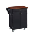 Solid Wood Cuisine Cart with Cherry Top K22853