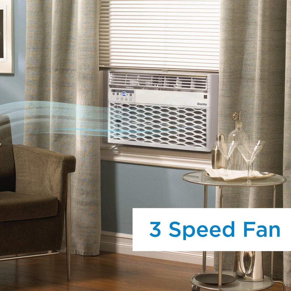 10,000 BTU White Window Air Conditioner with Remote U693441