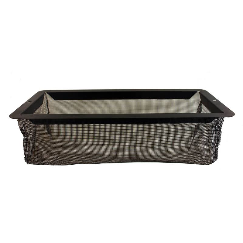 4 x 10 in. Nylon & Plastic Floor Register Trap Black - Case of 25 D17191