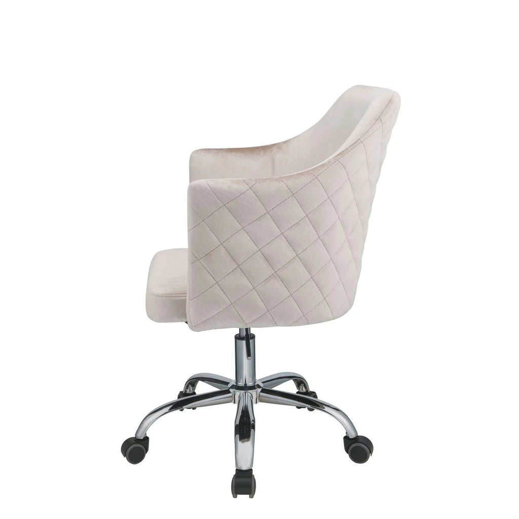 Champagne Velvet Office Chair H2794
