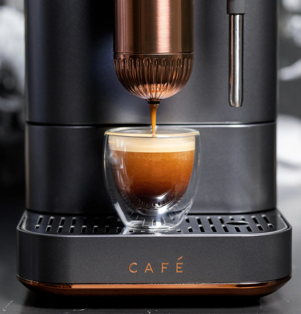 Automatic Espresso Machine with Milk Frother and Bean Grinder, Matte White 1.2 Liter T411