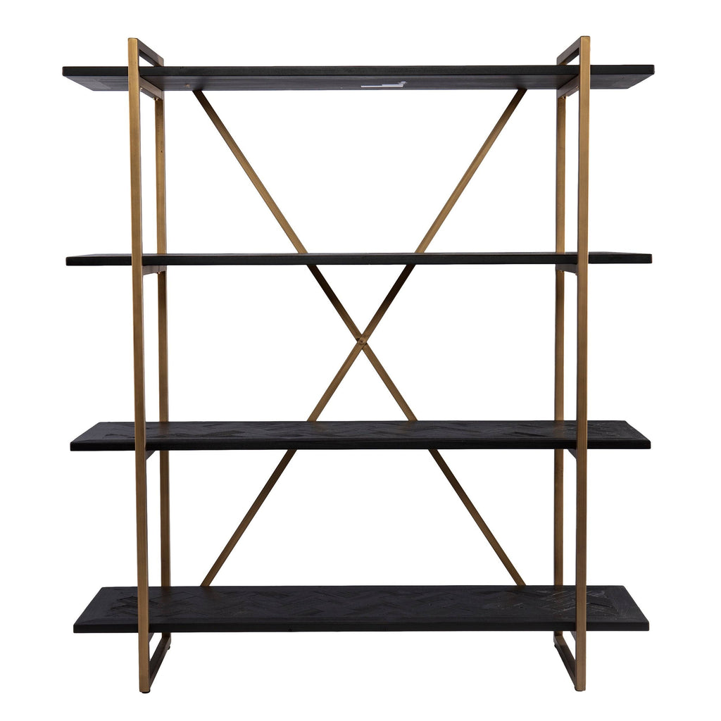 Black Wood Bookshelf S38995
