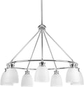 Polished Chrome Chandelier W100