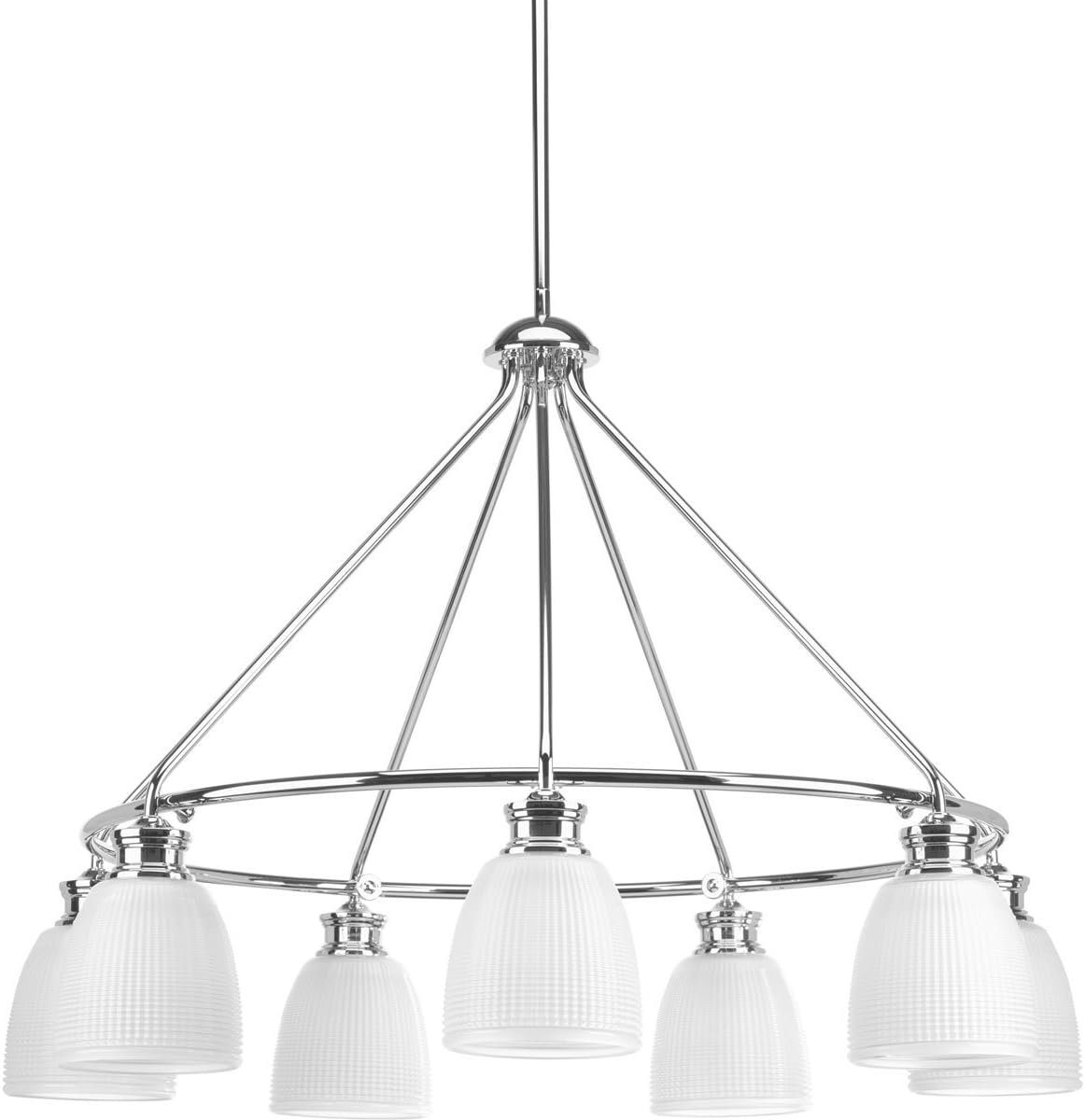 Polished Chrome Chandelier W100