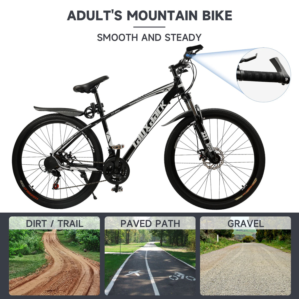 Full Suspension 21 Speed 27.5 inch Dual Disc Brake Mountain Bike Y256004