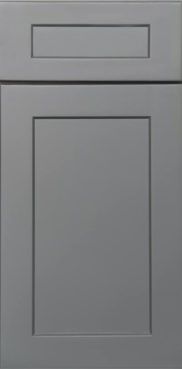 Grey 30x22 Sink Base Cabinet with 2 Doors and 2 False Drawers D5750