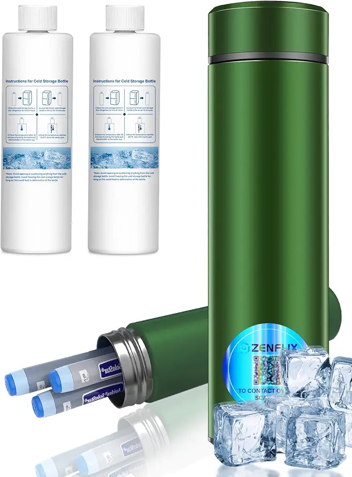 Diabetic Insulin Cooler Travel Case with TSA Approved Refrigerated Pen Cooler Green A9751