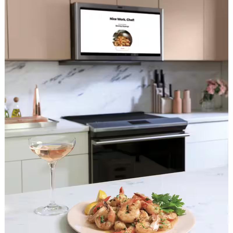 30 in. 5.3 cu. ft. Slide-In Smart Induction Electric Range with Self-Cleaning Convection Oven L5493