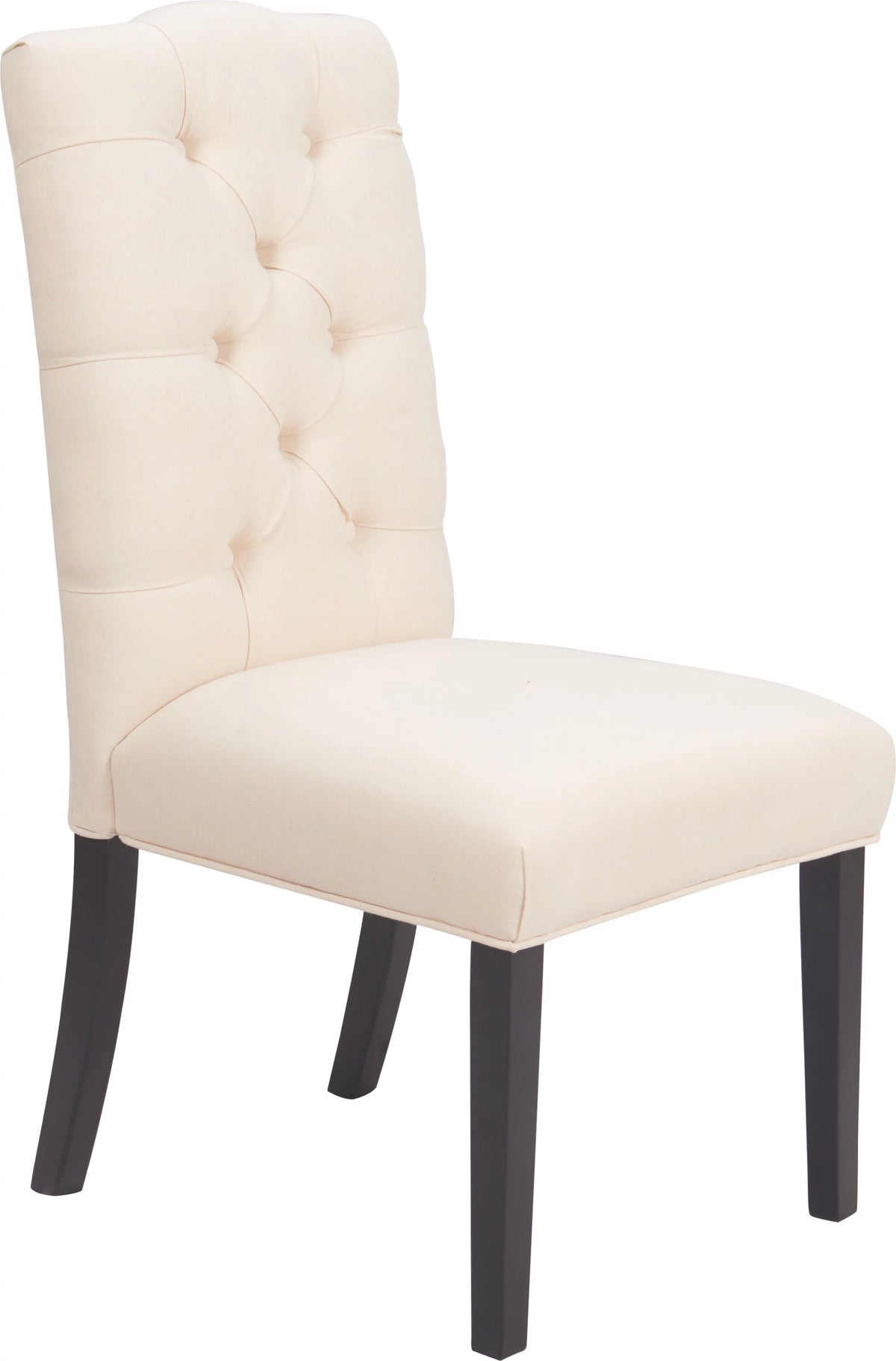 Beige Tufted Dining Chair Set of 2 D559046
