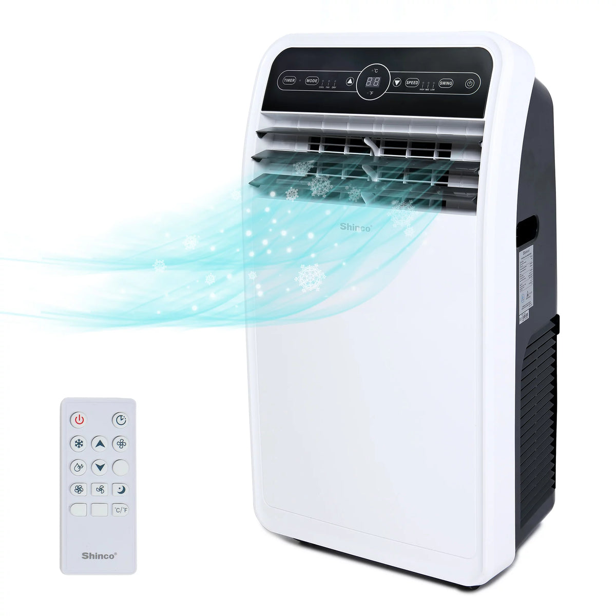 7800BTU 3 in 1 Portable Air Conditioner with Remote Control H625
