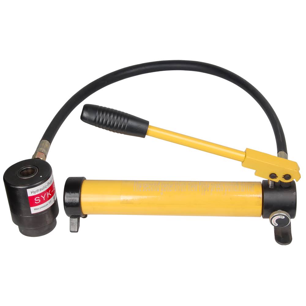 10 Ton 6 Die Hydraulic Knockout Punch Tool Kit with Case T2756