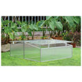 Double-Wide Folding Aluminum Cold Frame Greenhouse E6481