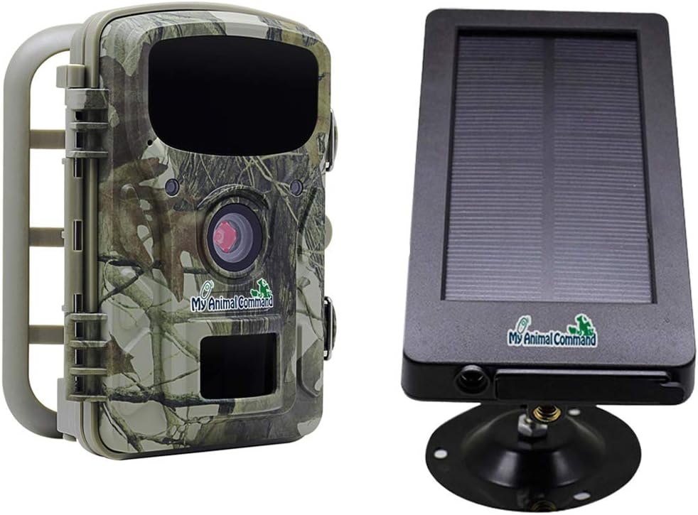 Solar Trail Camera 16MP 1080p Night Vision Motion Activated IP66 Waterproof K16718
